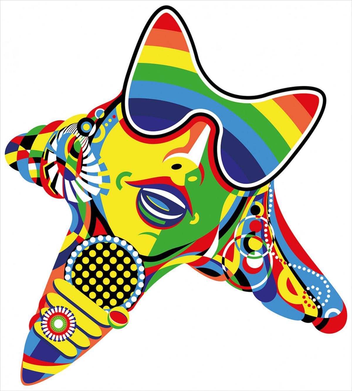 Rainbow Color Art — Pattern