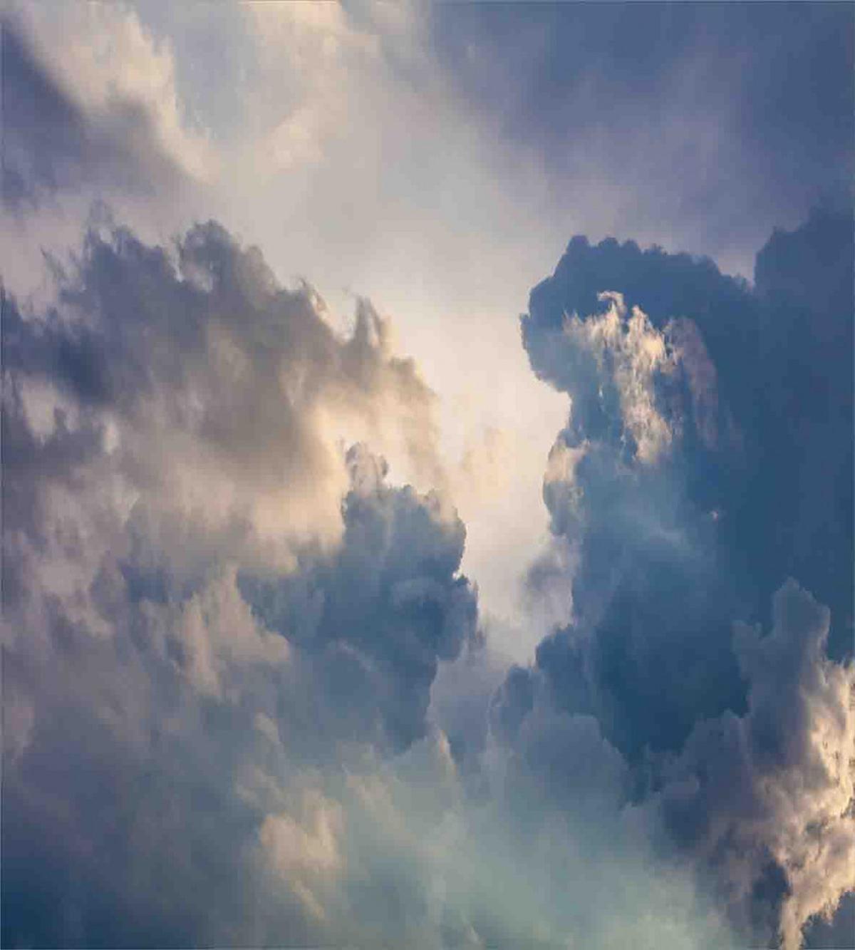 Rain Storm Clouds Sky — Pattern