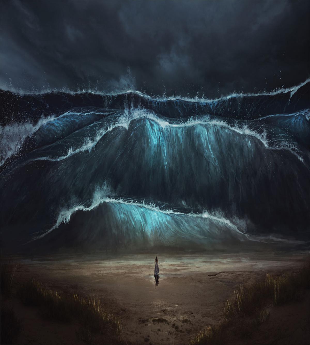 Gothic Wave Alone Woman — Pattern