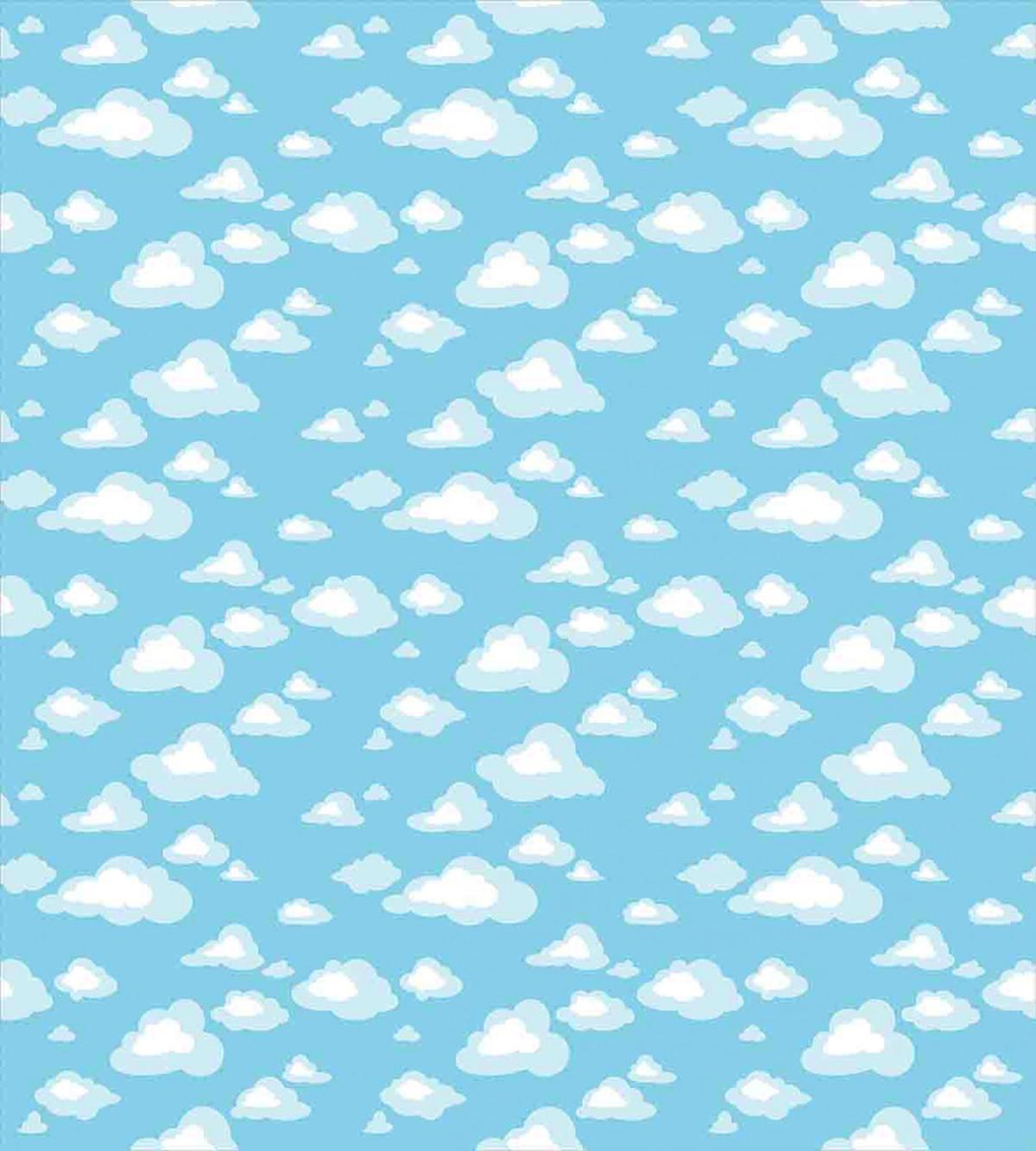 Cartoon Sky Clouds — Pattern