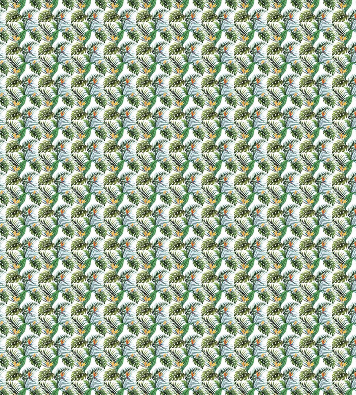 Leaves Bird of Paradise Flower — Pattern