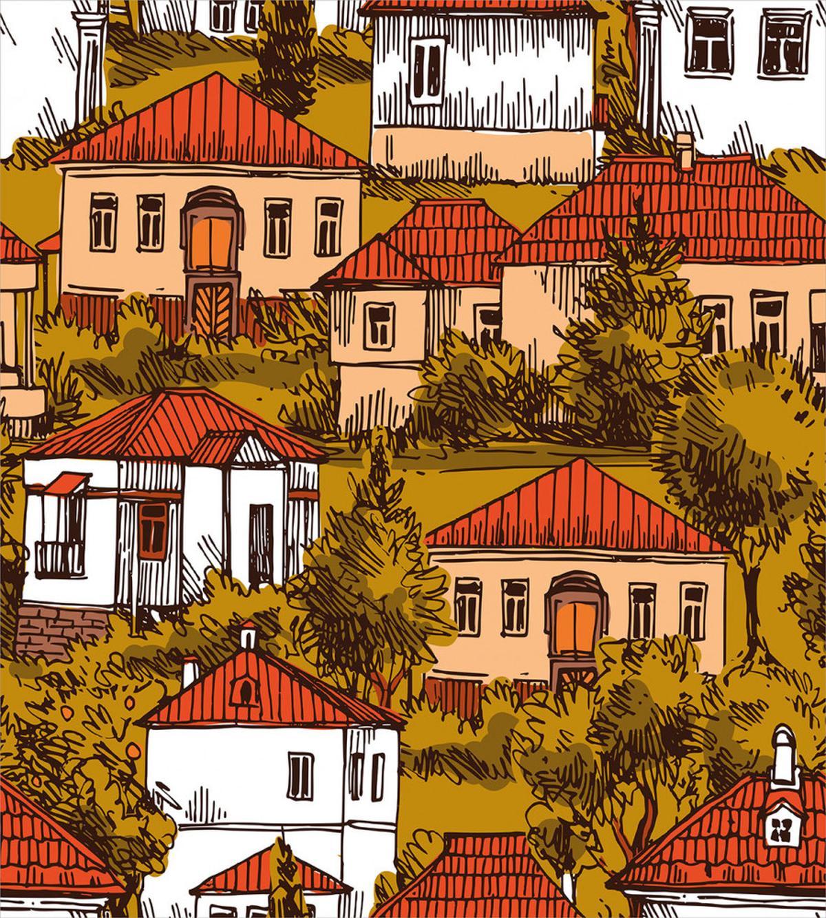Courty Houses Village — Pattern