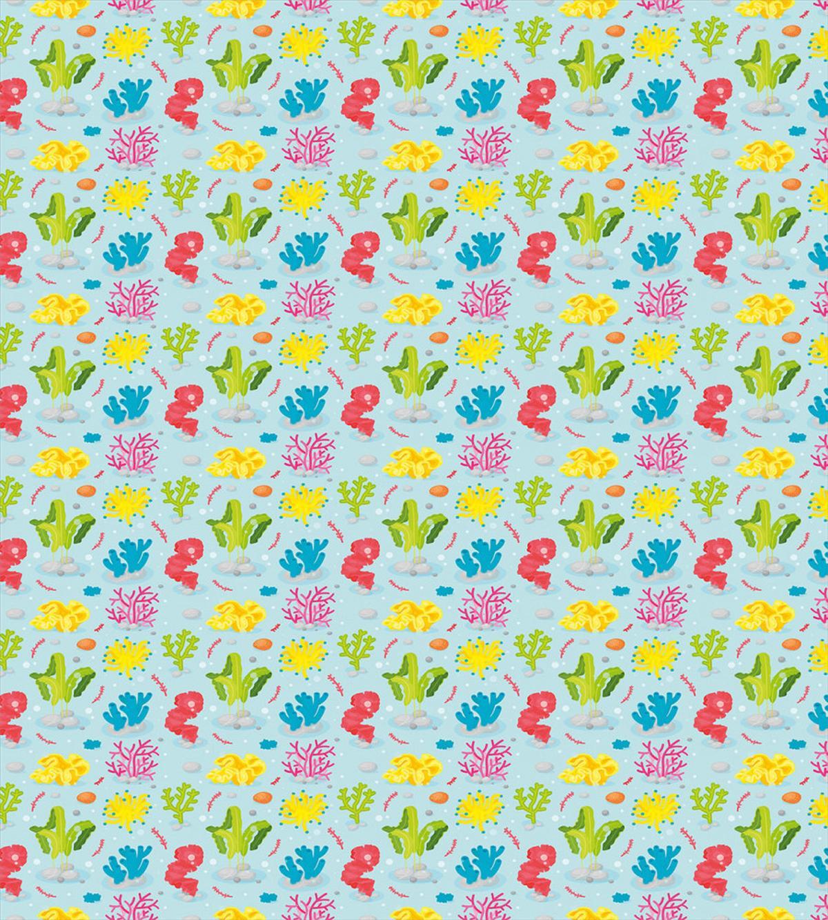 Colorful Seaweed Coral — Pattern