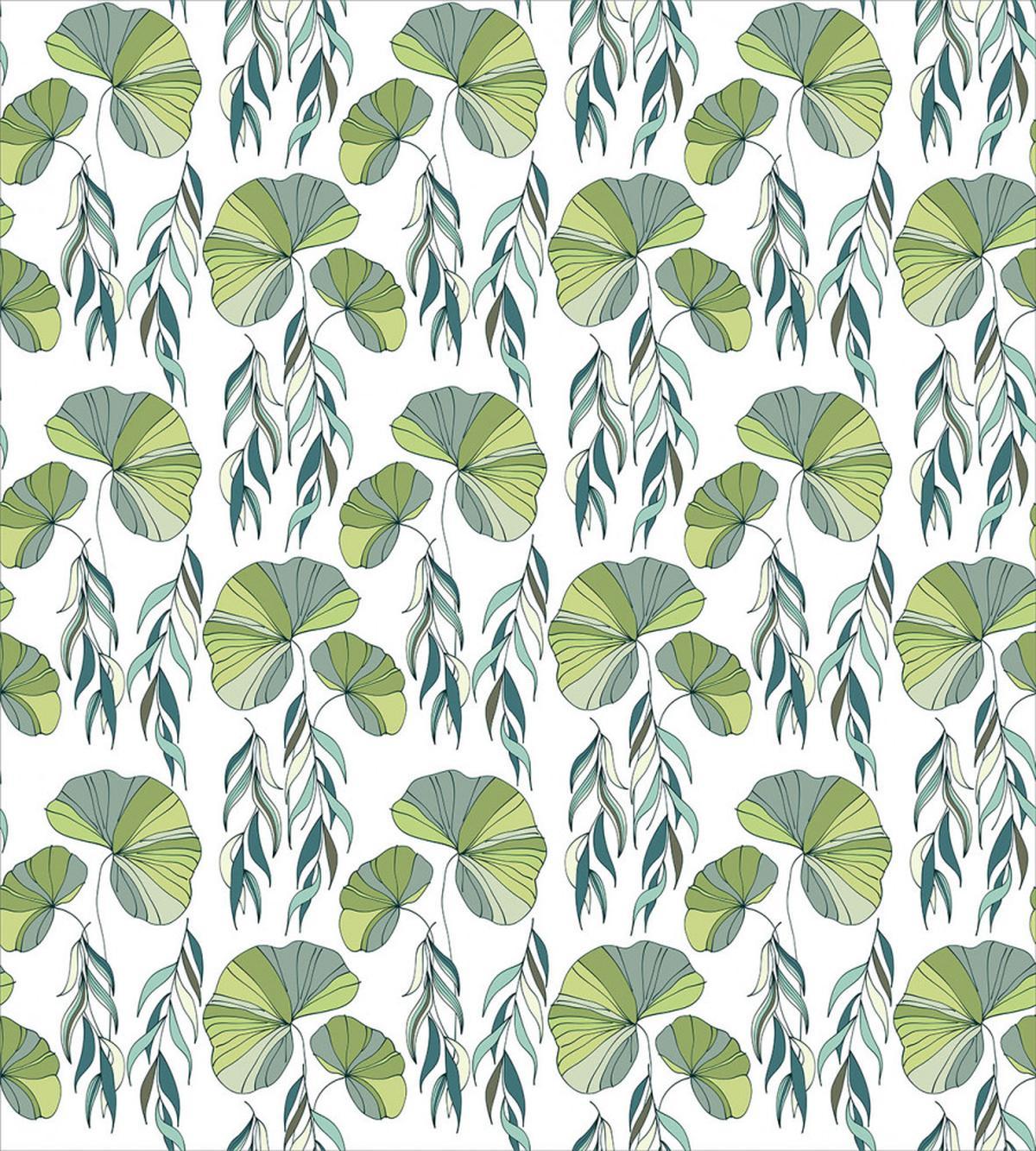 Foliage Water Lilies — Pattern