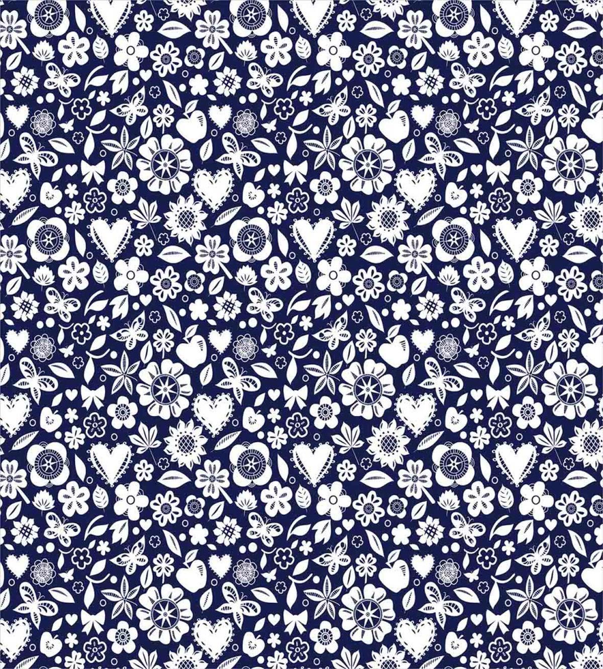 Heart Butterflies Leafs — Pattern
