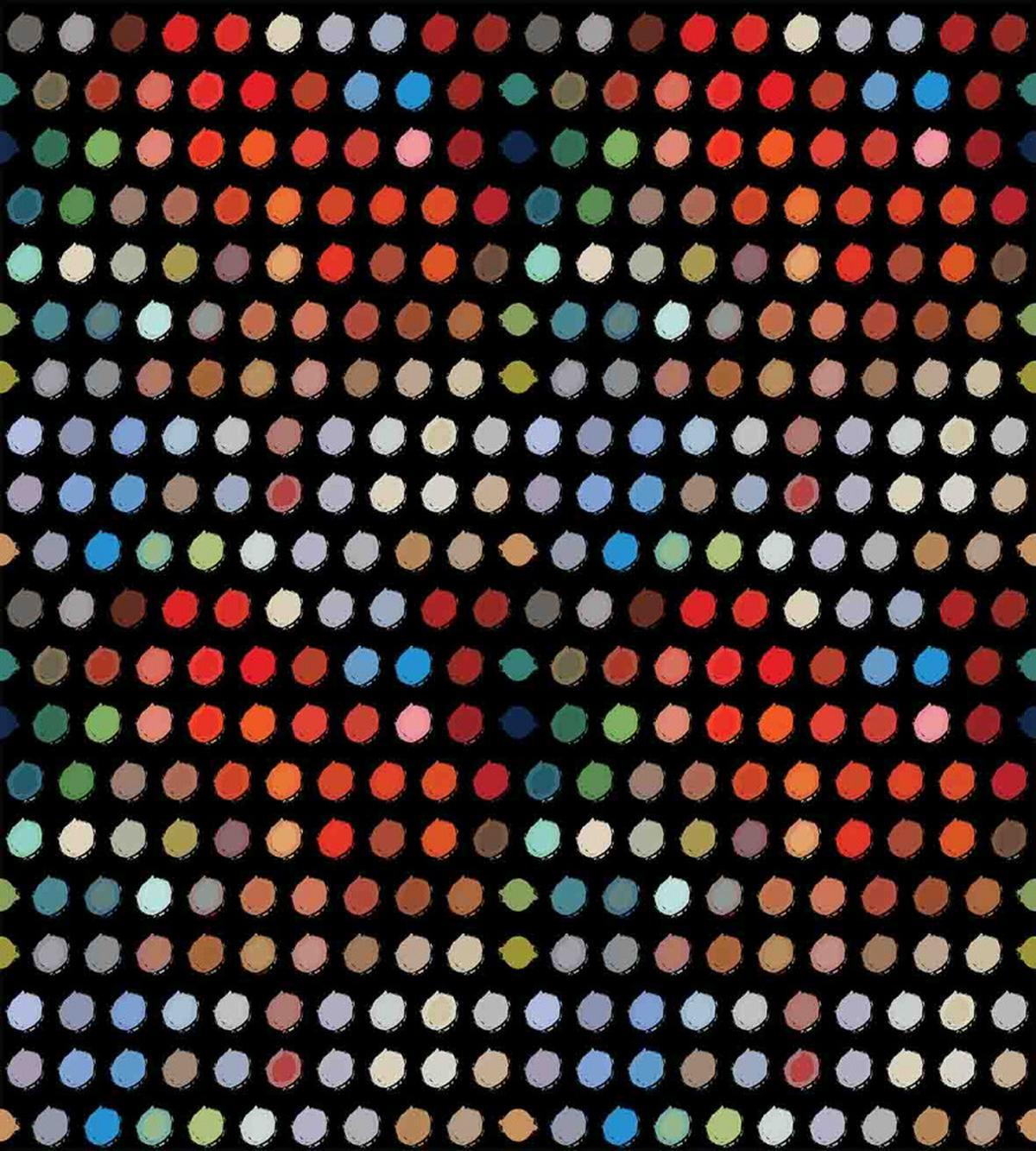 Brush Stroke with Colors — Pattern