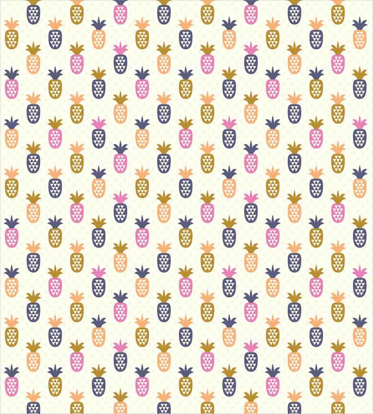 Pineapples with Polka Dots — Pattern