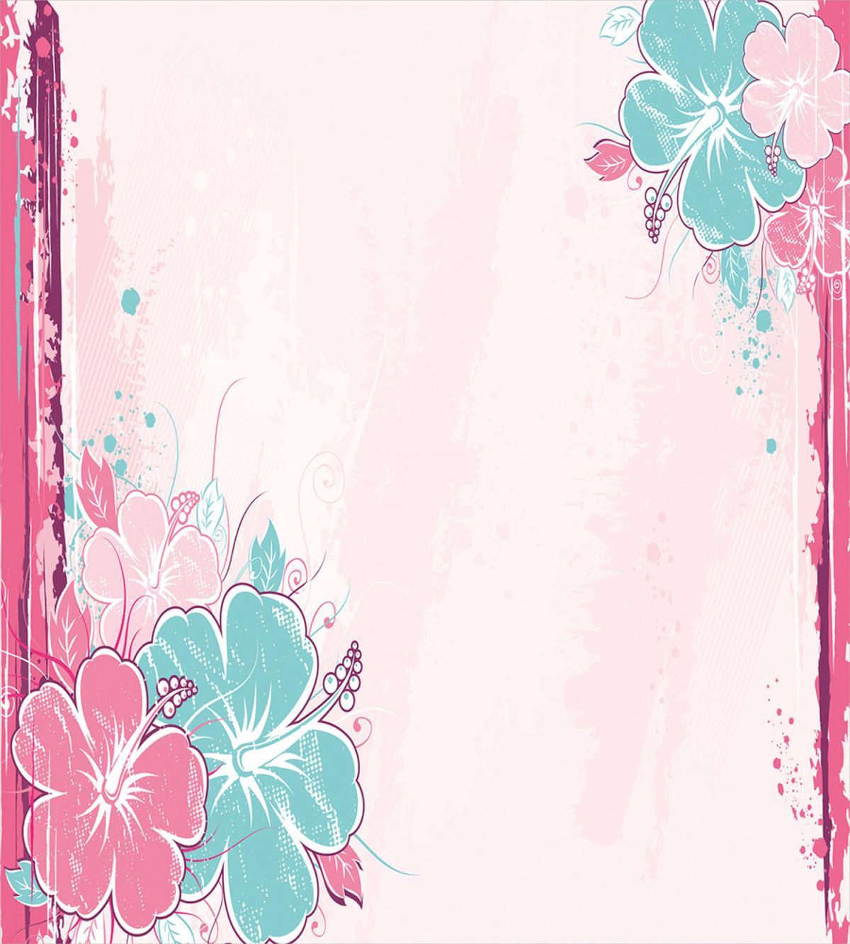 Bouquet of Hibiscus Art — Pattern