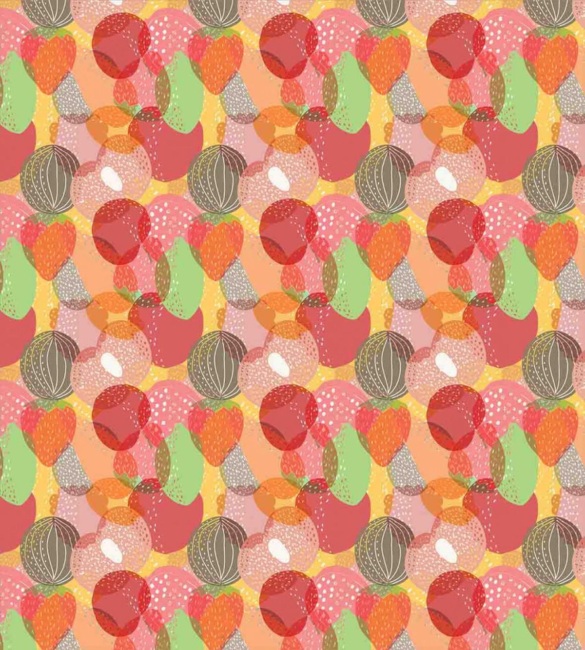 Jumbled Summer Fruits — Pattern