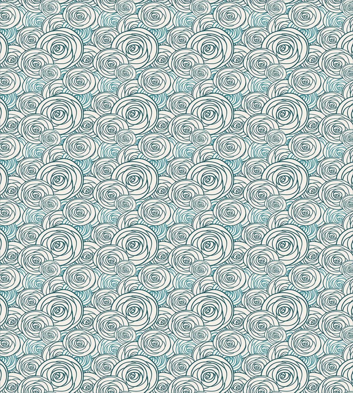 Doodle Outlines of Flowers — Pattern