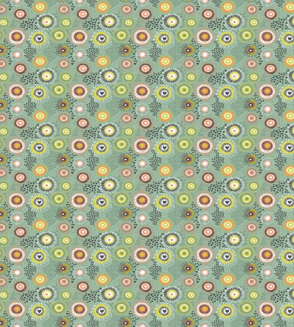 Abstract Hearts and Dots — Pattern
