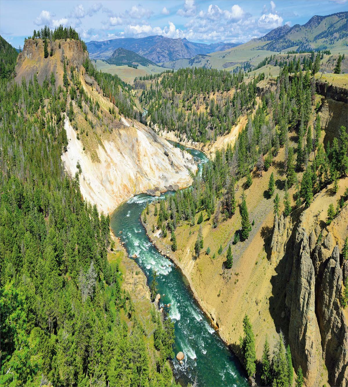 Yellowstone Calcite Springs — Pattern