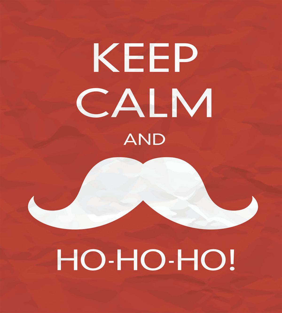 Ho Ho Ho Mustache — Pattern