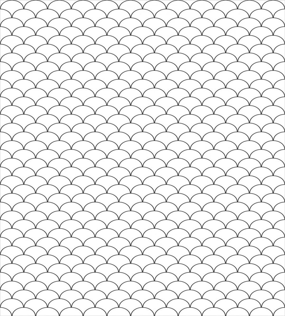 Oriental Waves Sketch — Pattern