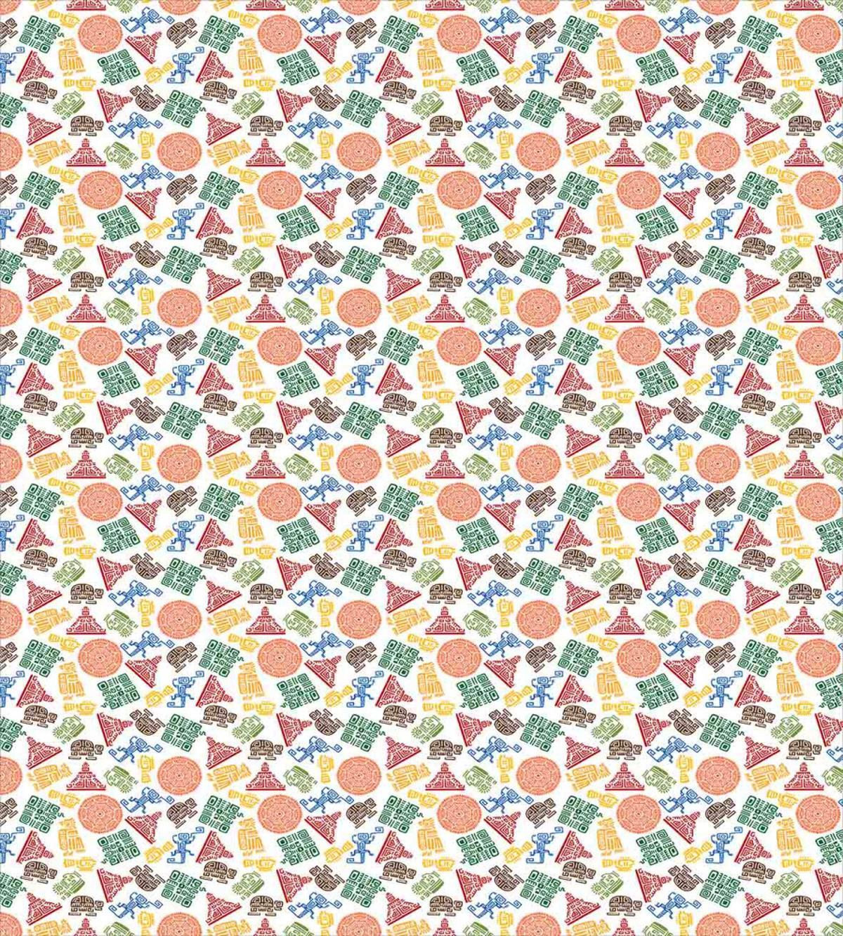 Orante Aztec Motif — Pattern