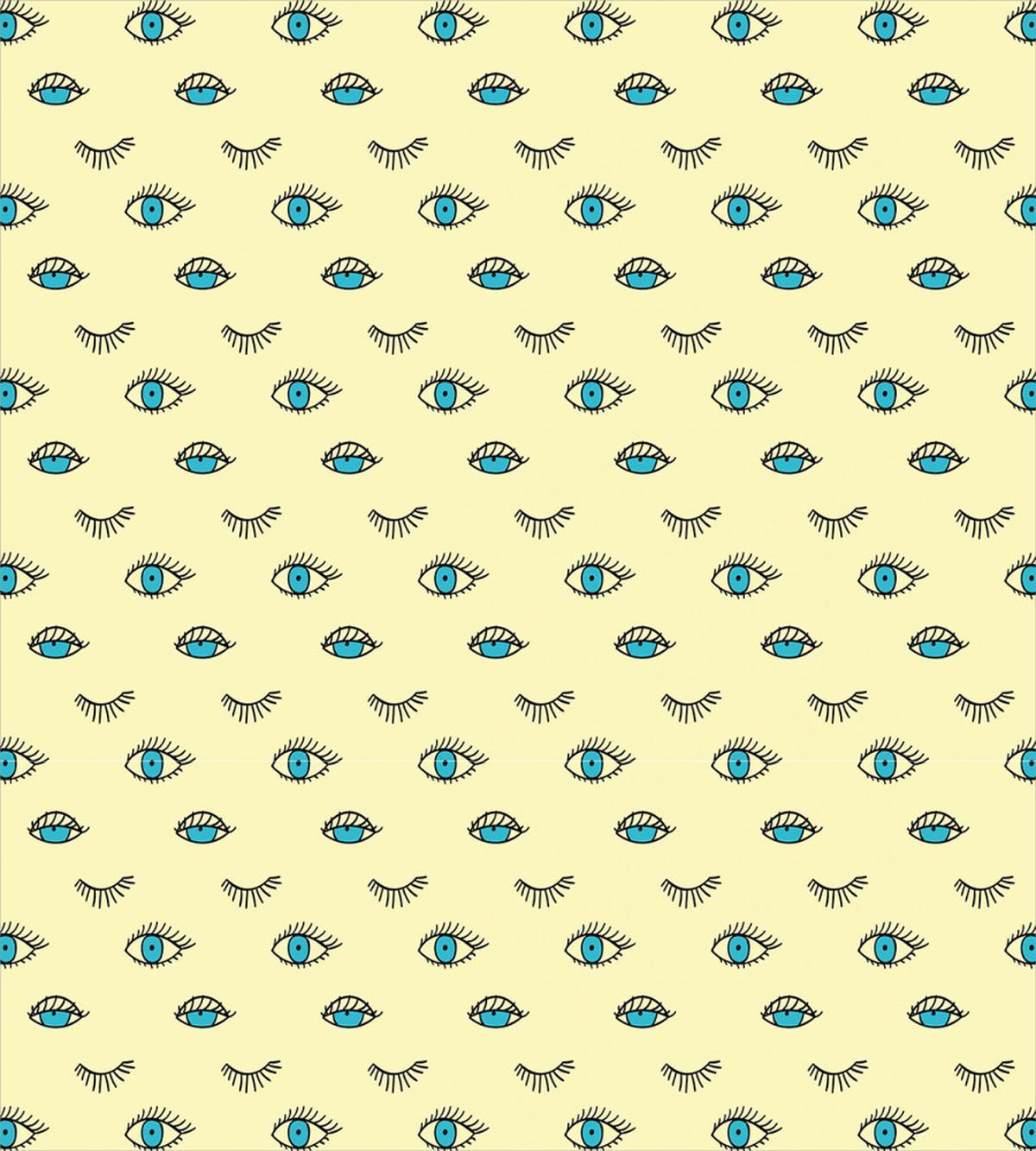 Simple Kids Blue Eyes — Pattern