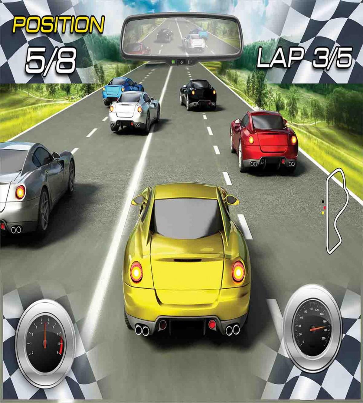 Sports Racing Theme — Pattern