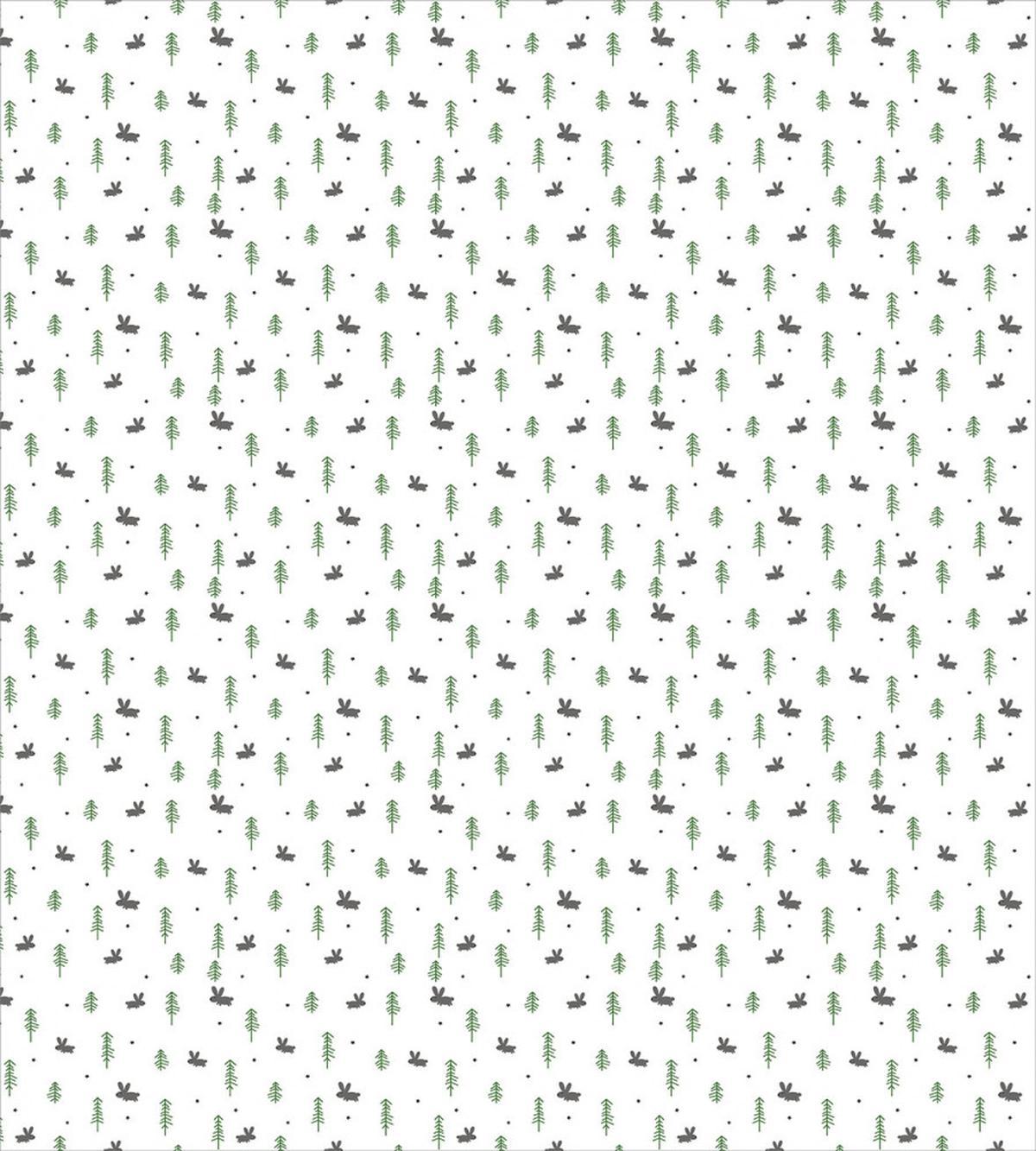 Simple Pine Leaves Rabbit — Pattern