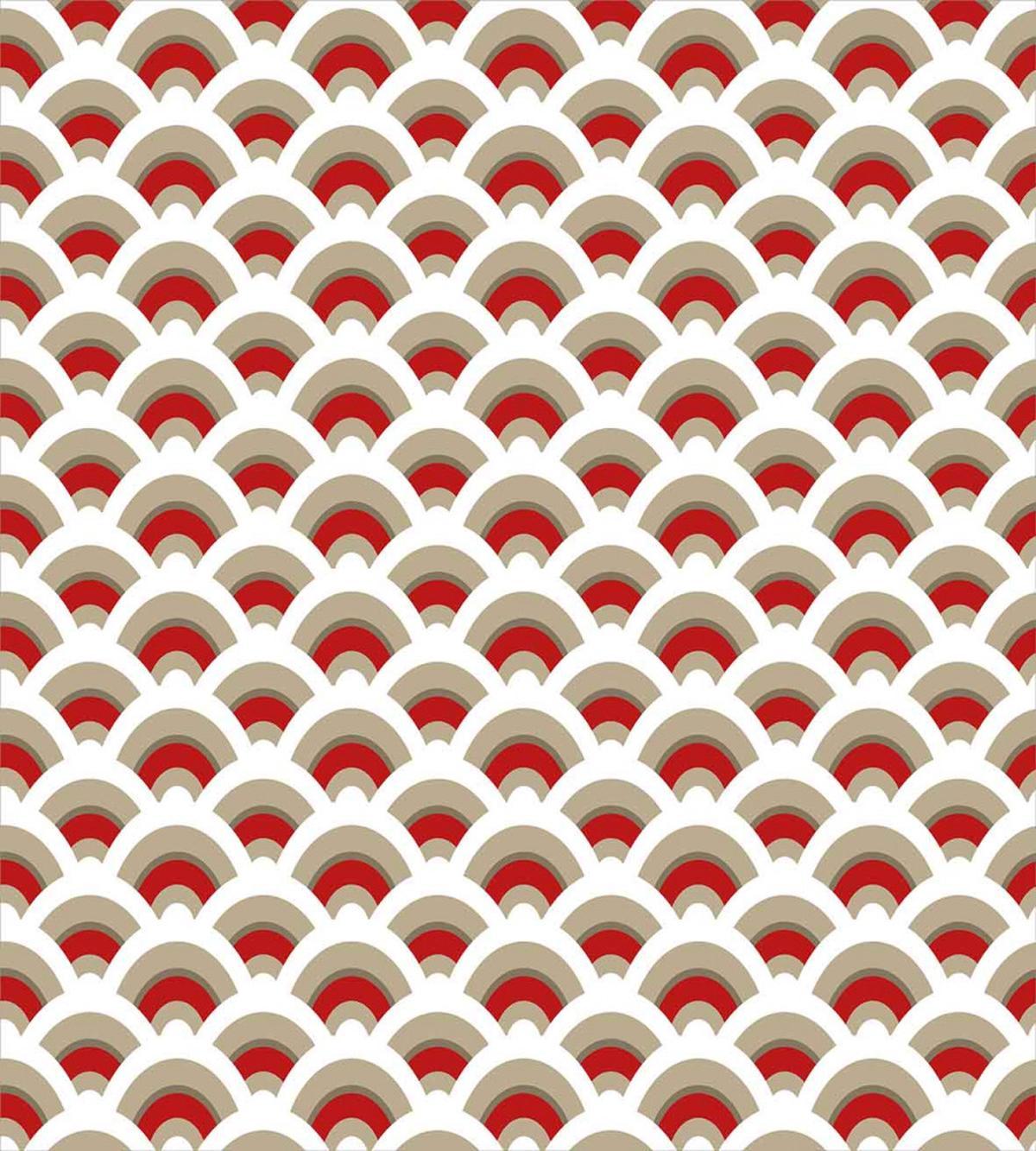 Oriental Scallop Art — Pattern