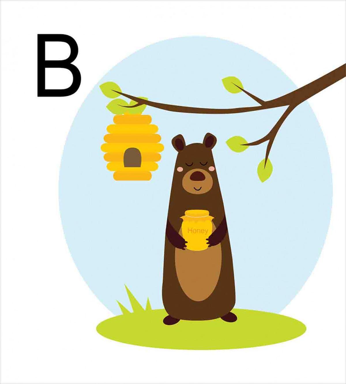 Funny Mammal Kids Alphabet — Pattern