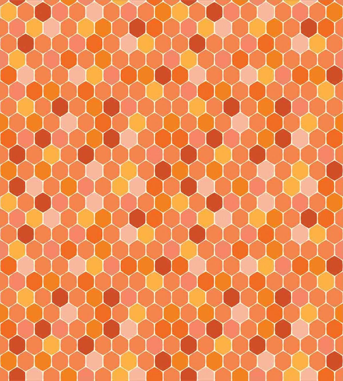 Gradient Honeycomb Shape — Pattern