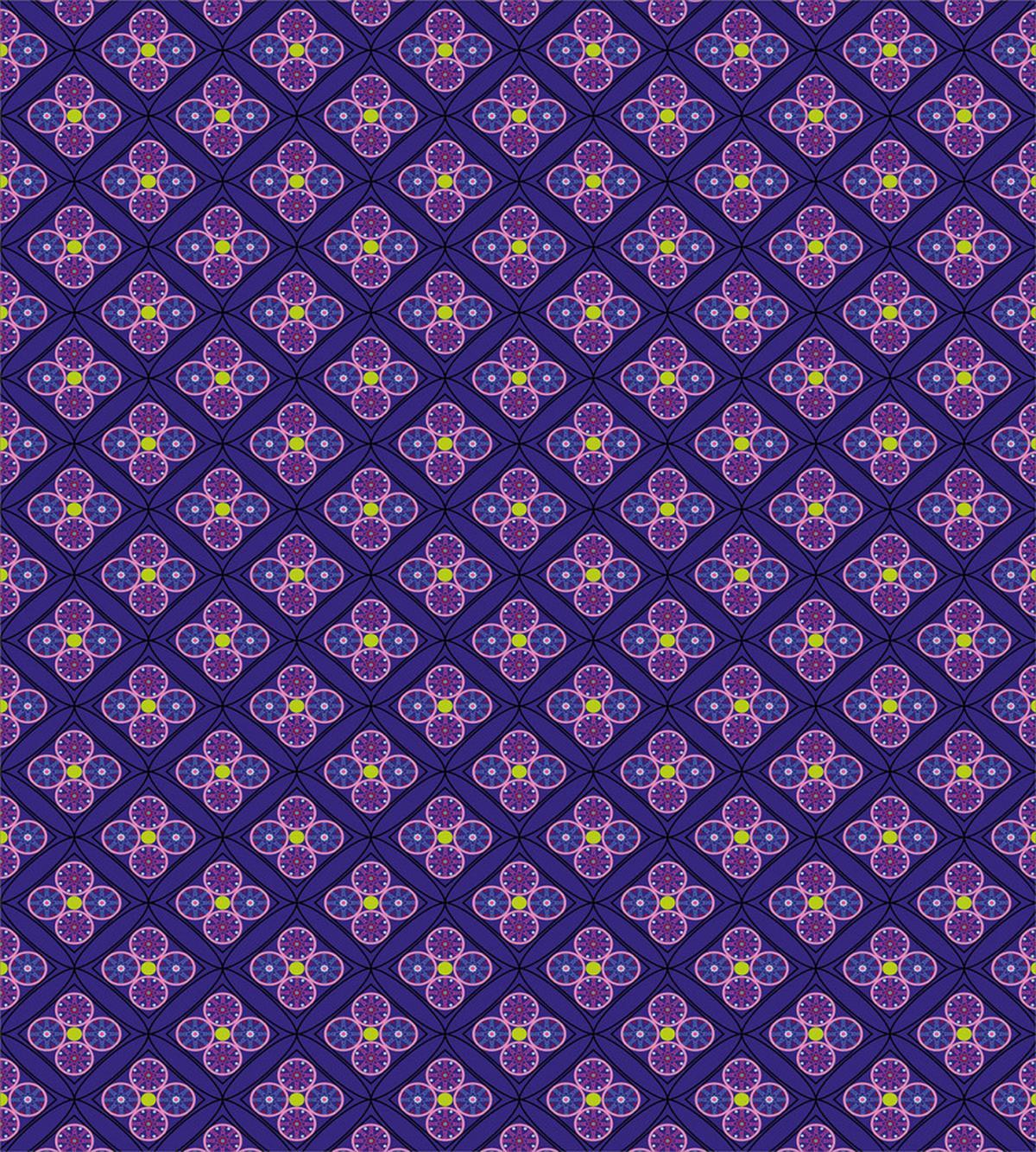 Rhombus with Circle — Pattern