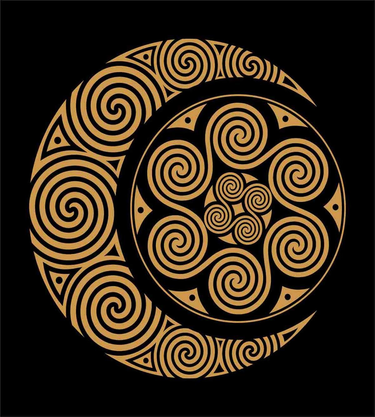 Celtic Moon and Sun Boho — Pattern