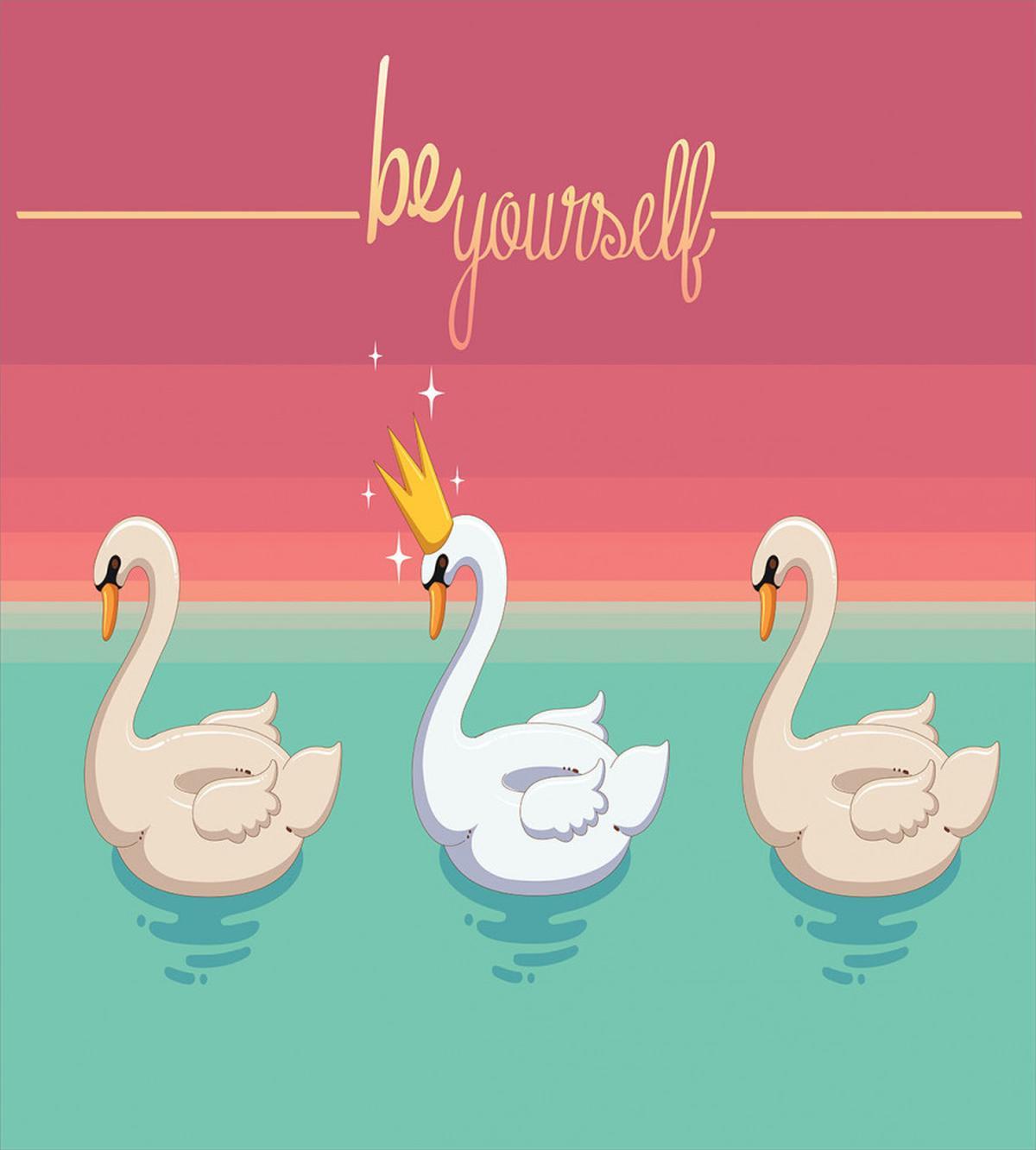 Motivational Aquatic Birds — Pattern