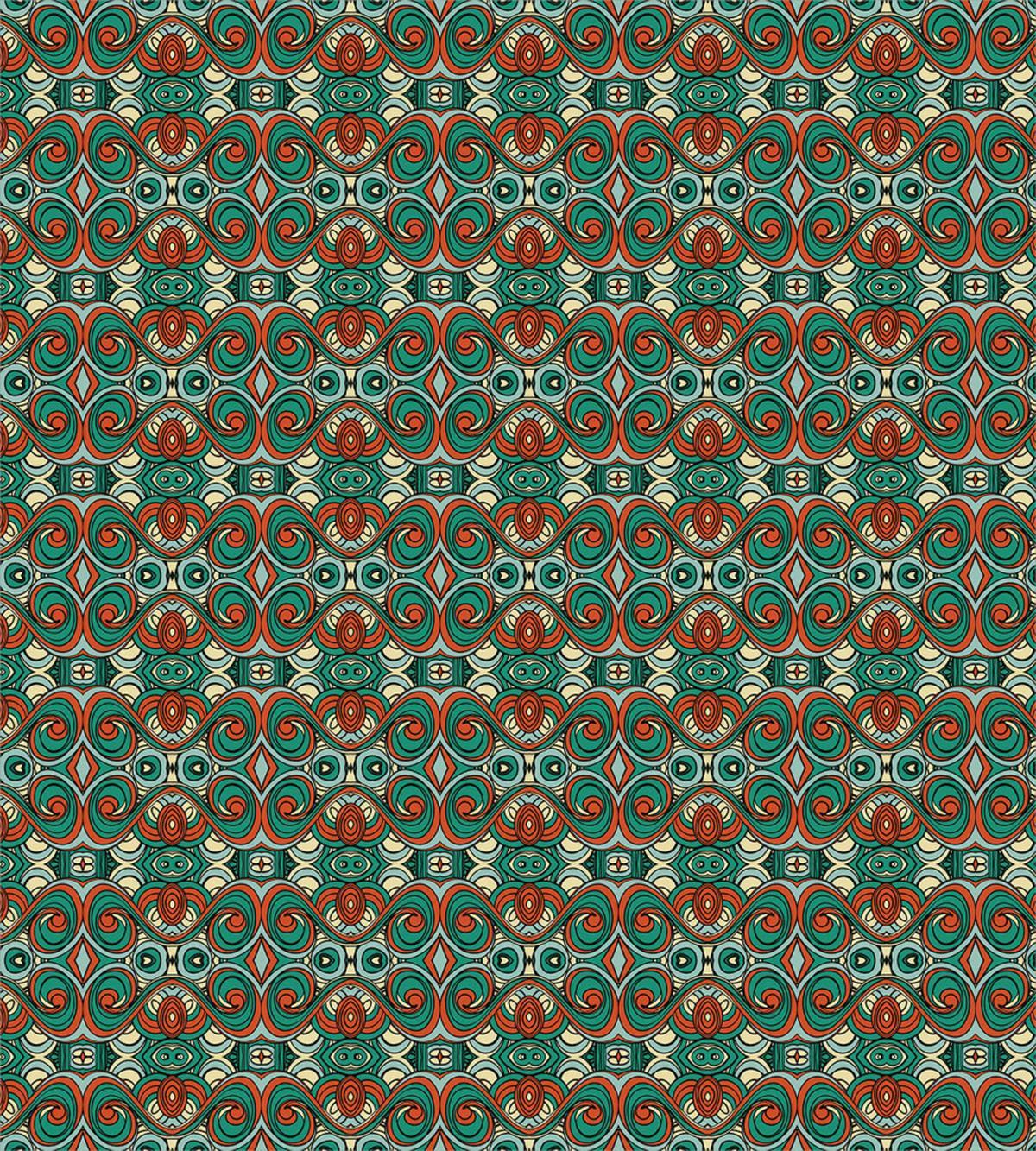 Abstract Swirling Motifs — Pattern