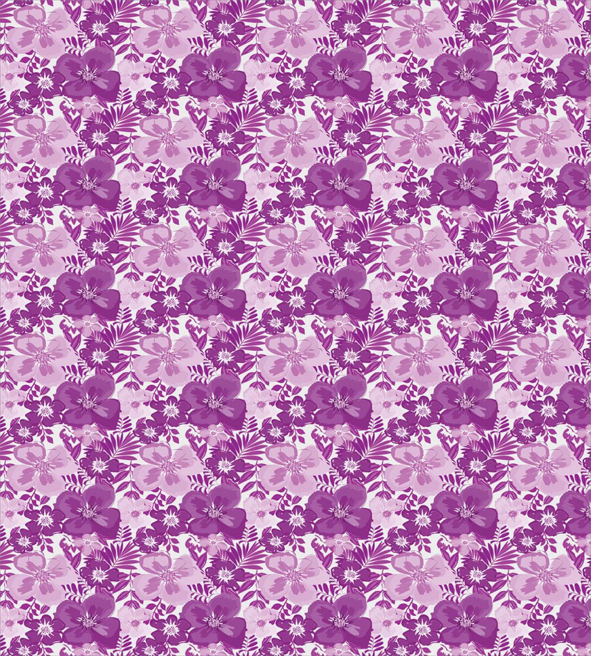 Purple Tones Floral Pattern — Pattern