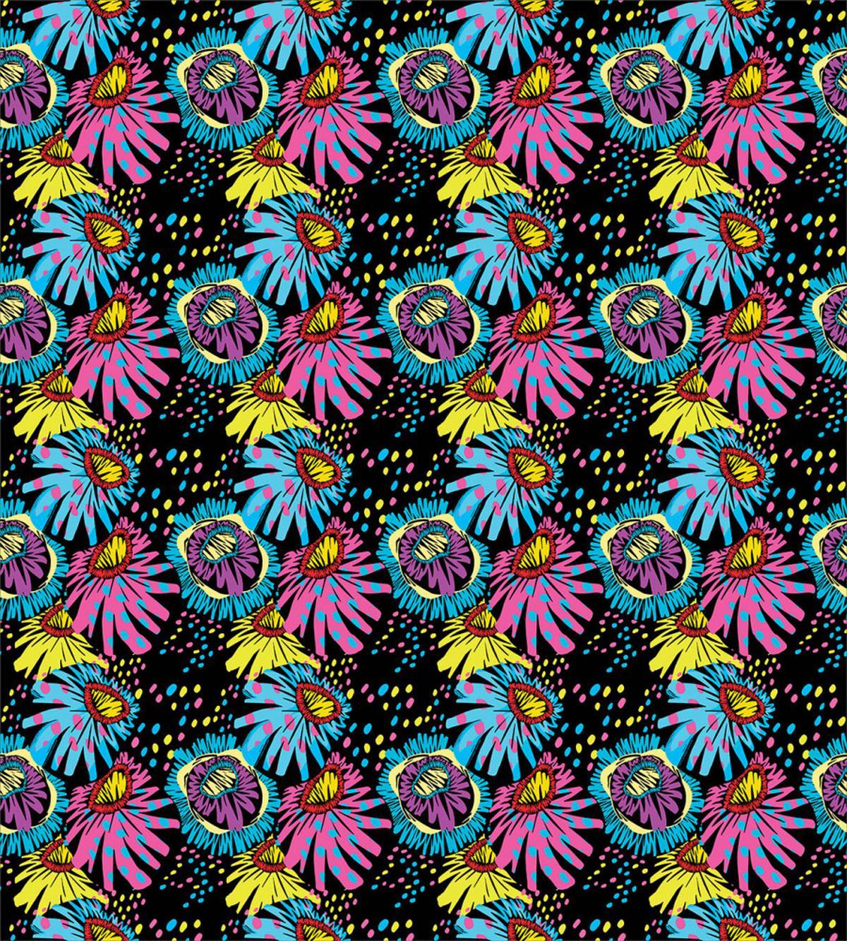 Sixties Colorful Cartoon — Pattern