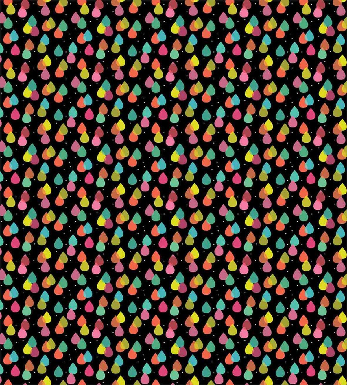 Abstract Raindrops Art — Pattern