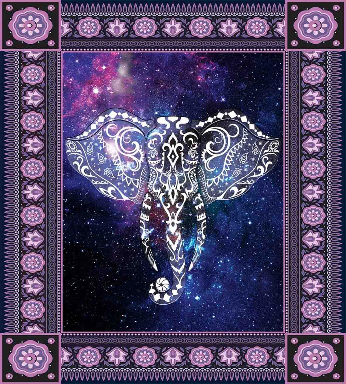 Space Galaxy Elephant — Pattern