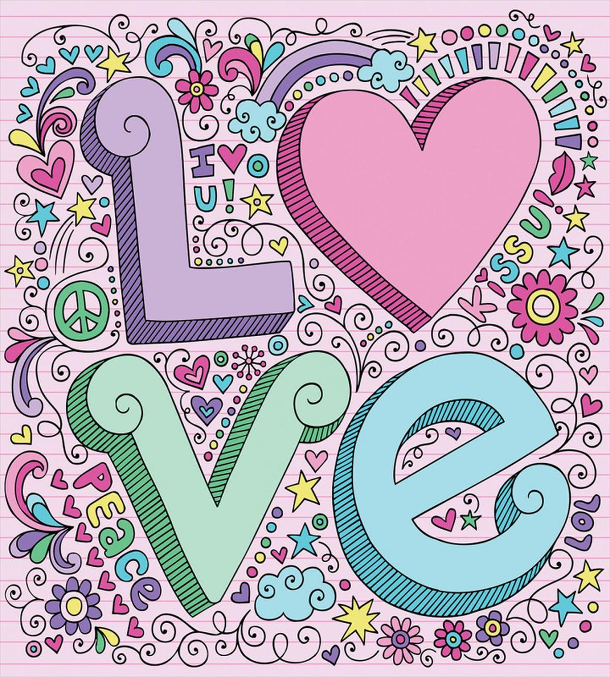 3D Lettering Groovy — Pattern