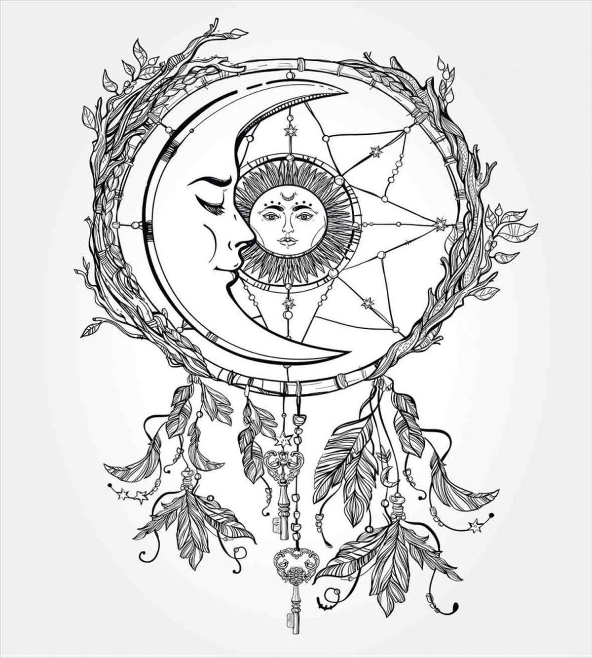Dreamcatcher Moon — Pattern
