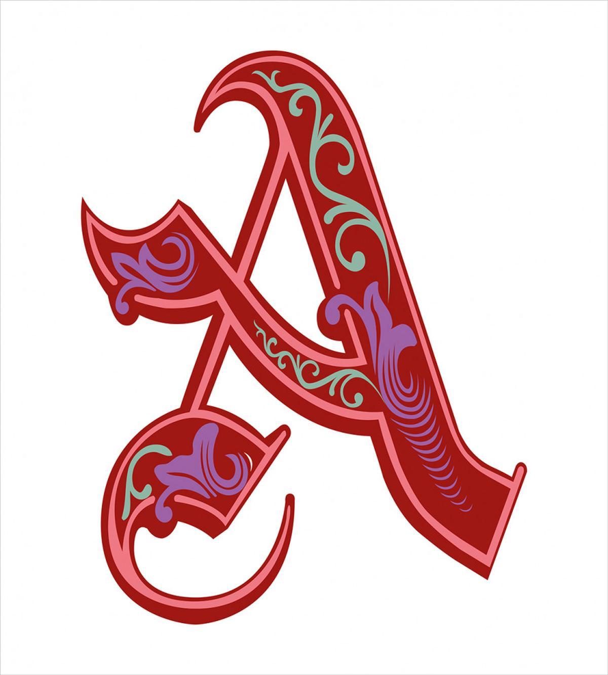 Classic Ornate Initial — Pattern