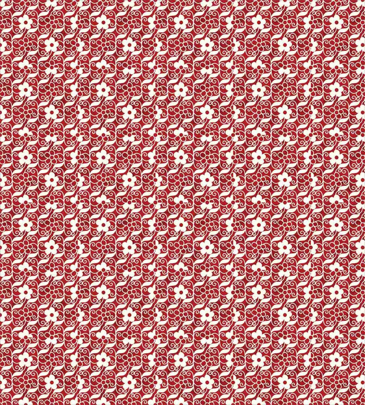 Spiral Vine Leaf Flower — Pattern