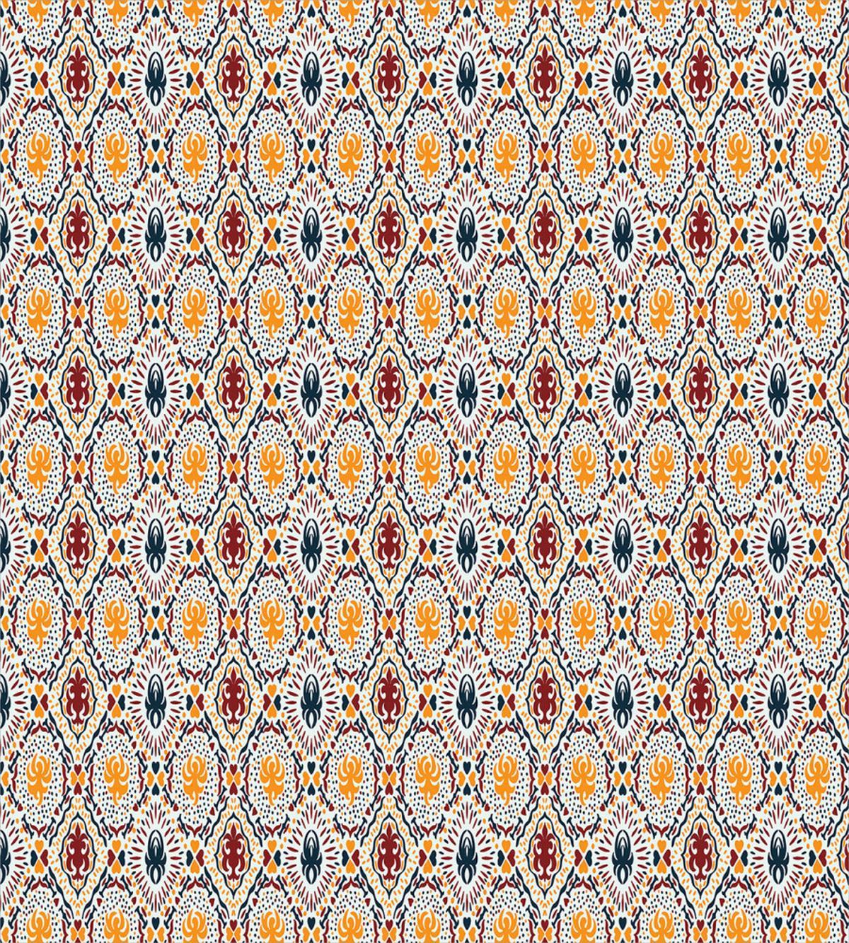 Chevrons Strips and Dots Print — Pattern