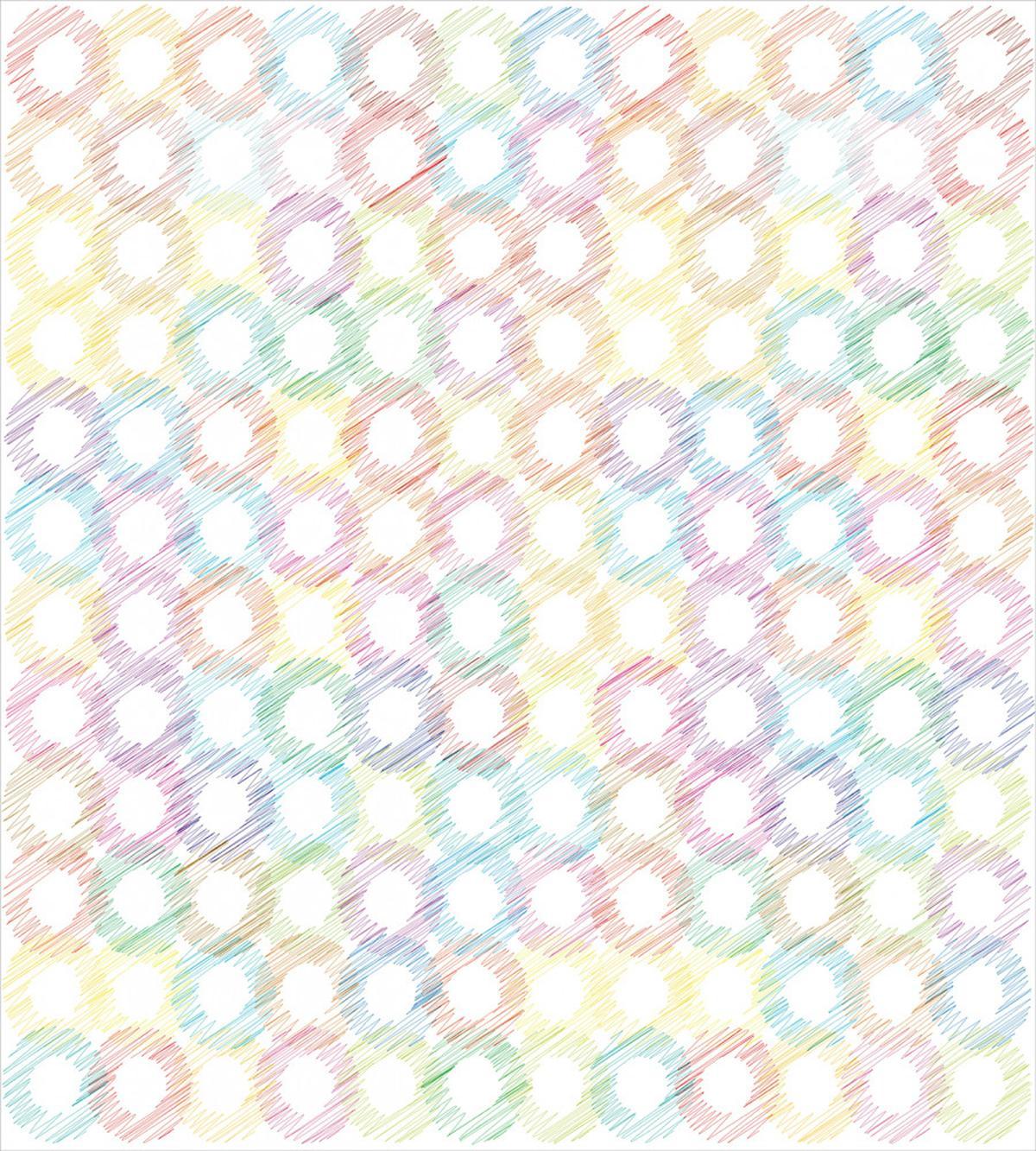 Grunge Colored Circles — Pattern