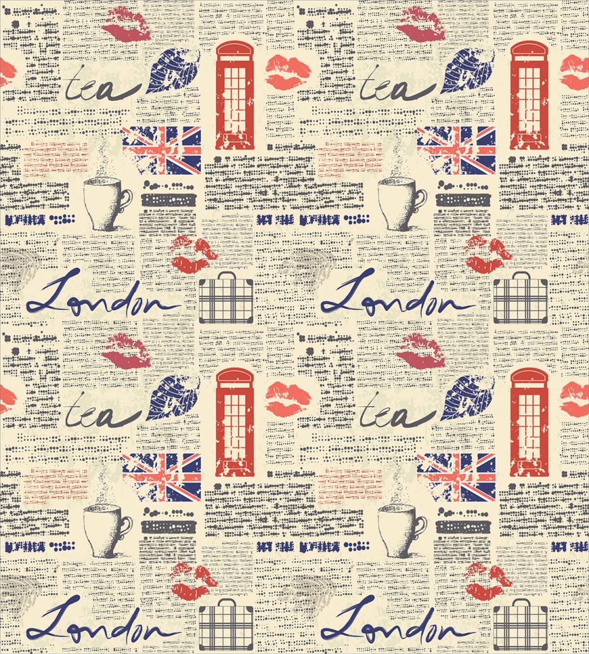 Newspaper Kiss Marks — Pattern