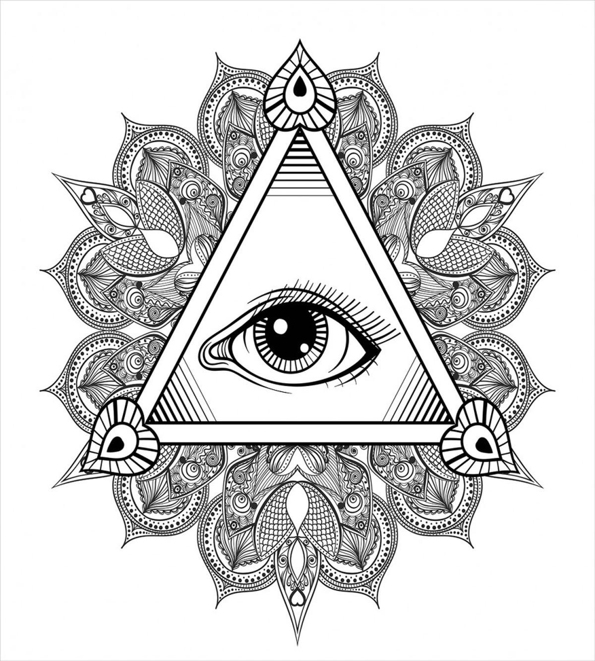 Vintage Tattoo Boho Occult — Pattern