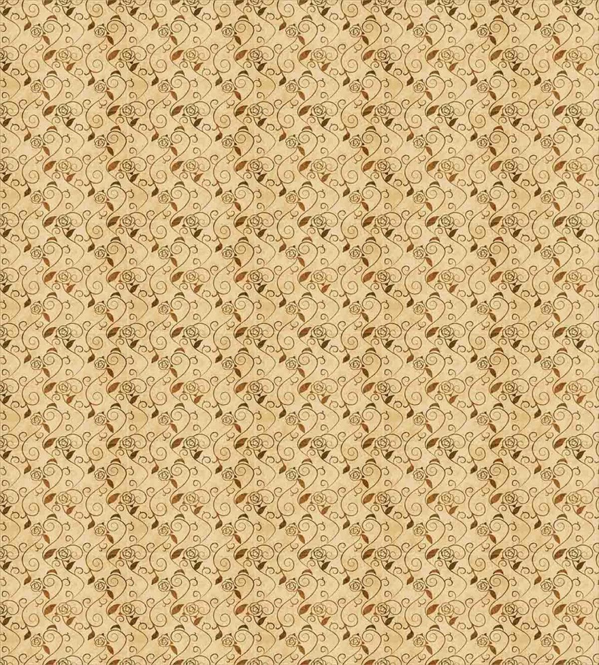 Blooming Curled Flowers — Pattern