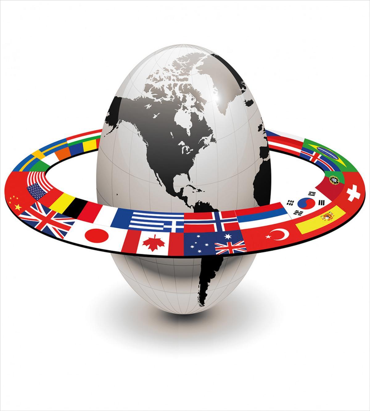 Orbit of National Flags — Pattern