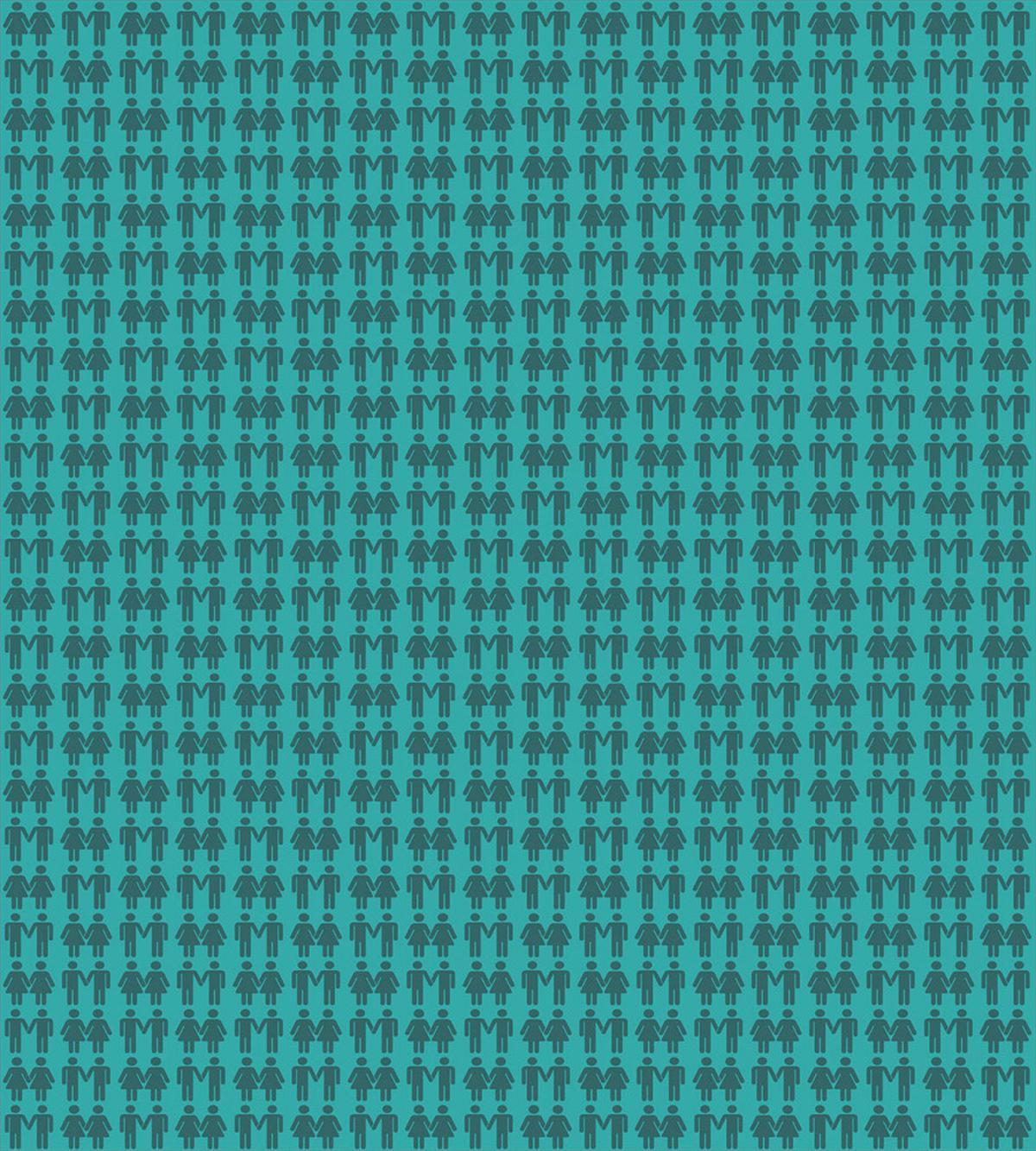Gay Couple Motif — Pattern