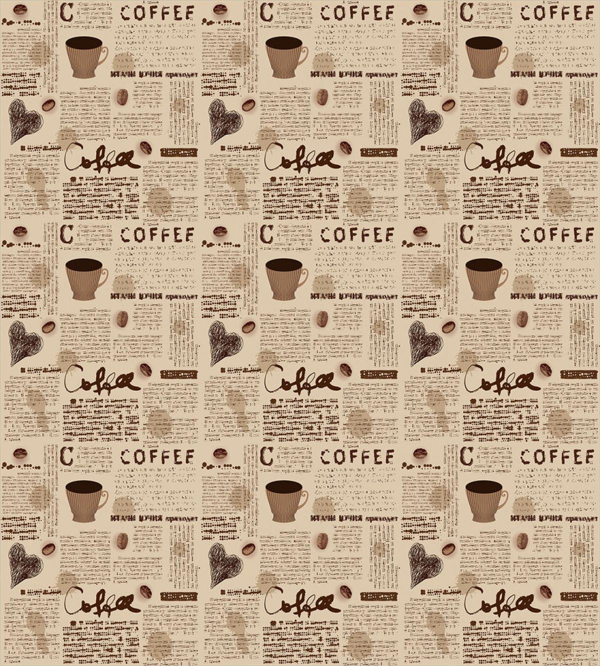 Coffee Cups Writing — Pattern