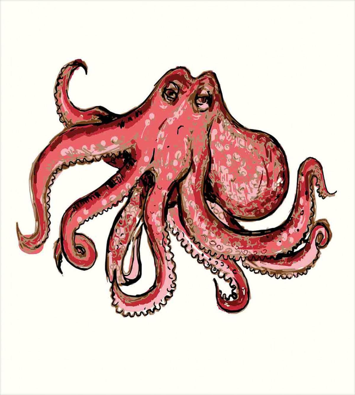 Pink Watercolor Animal — Pattern