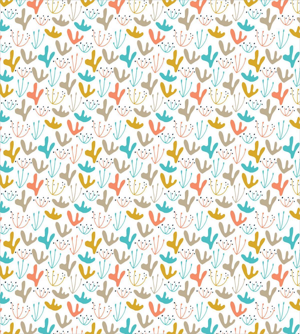 Pastel Tone Forest Doodle — Pattern