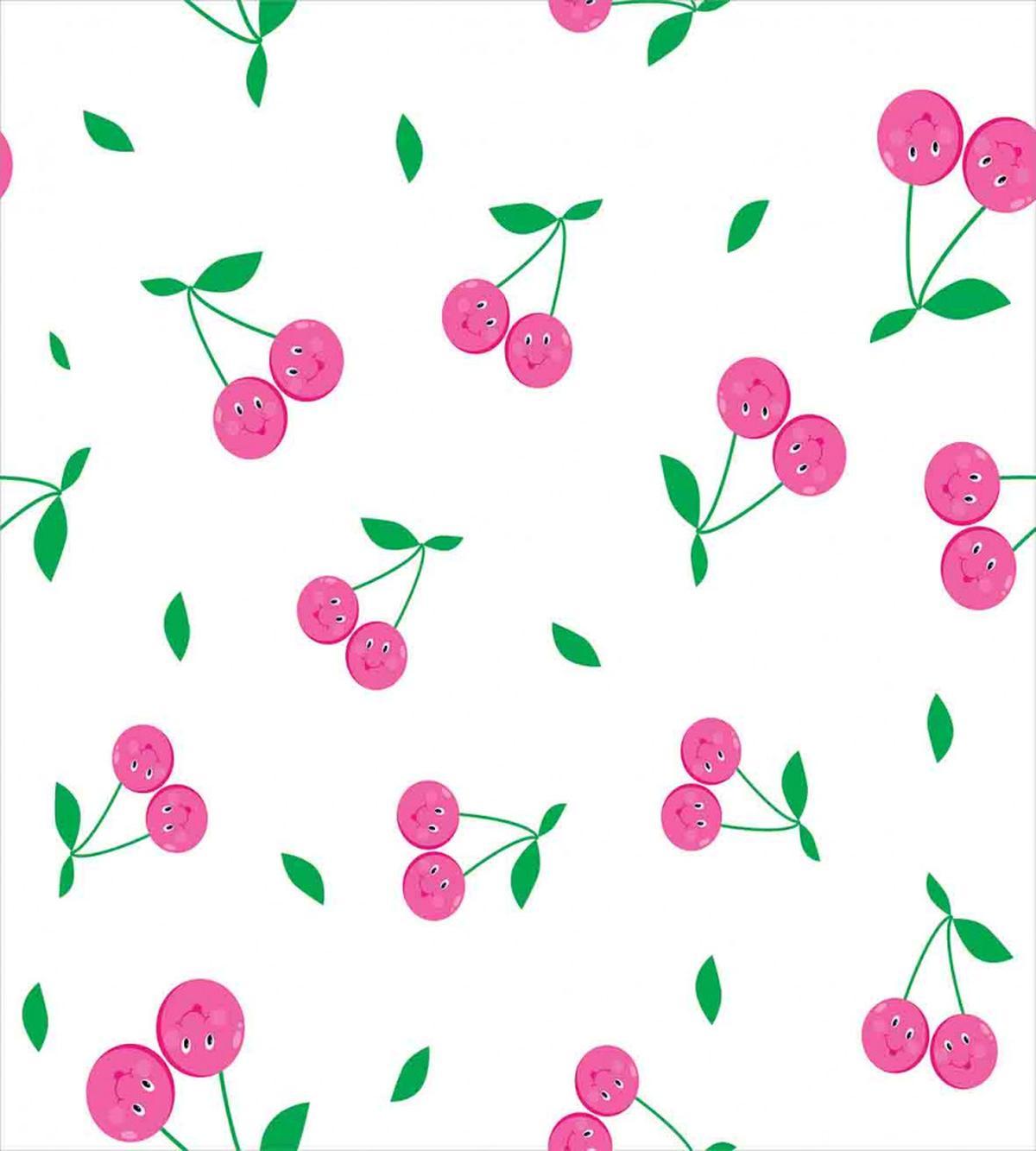 Cherries with Smiling Faces — Pattern
