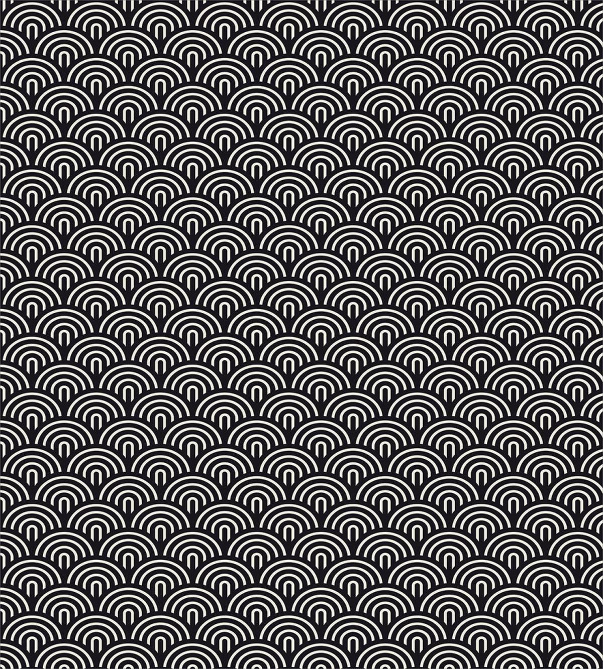 Half Circle Style Arcs Modern — Pattern
