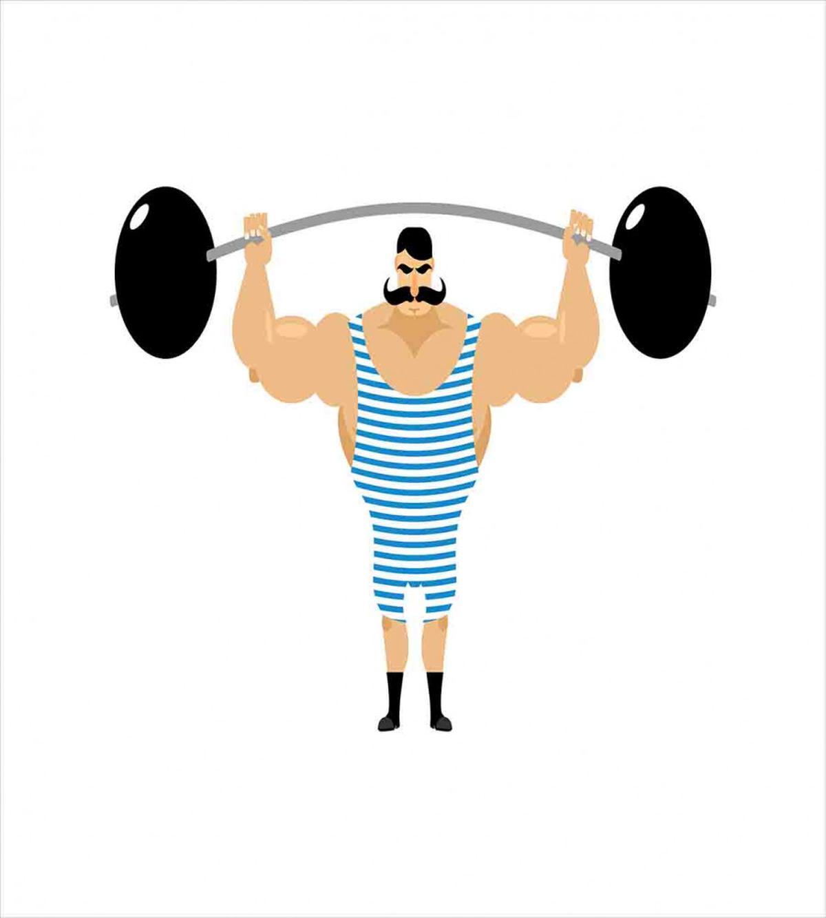 Bodybuilder Weightlift — Pattern